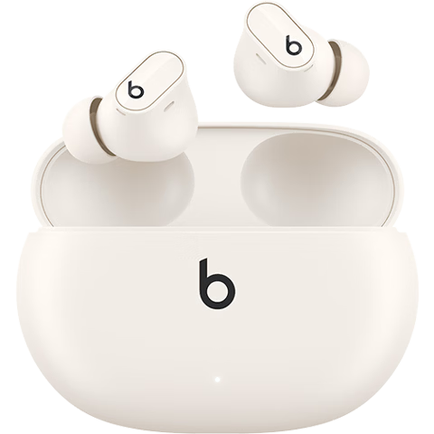 Beats Studio Buds + (Second Generation), True Wireless Noise-Cancelling Bluetooth Earphones [Qixi Gift], Compatible with Apple And Android Devices, Ivory White