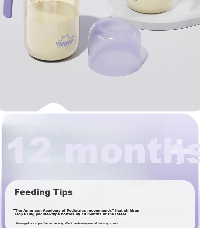NOURI Dream Planet Series Baby Bottle Original Angled Nipple Size S 0-3 Months Single Pack 2