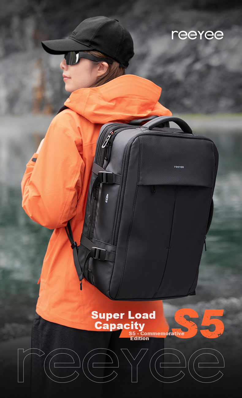 REEYEE Men's Multifunctional Large Capacity Travel Backpack 1
