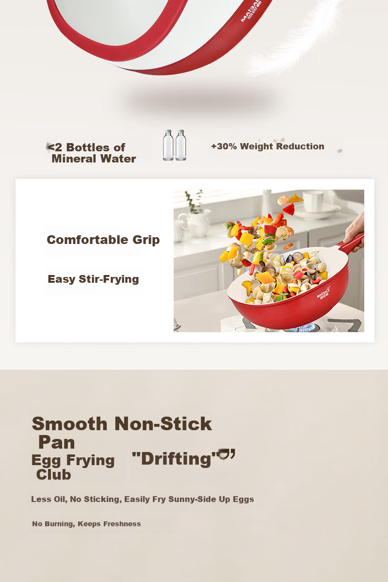 Maybale JD Exclusive Nie Yuan Titanium Ceramic Non-Stick Small Square Frying Pan Lightweight High-Value Goose Yellow 24cm 11