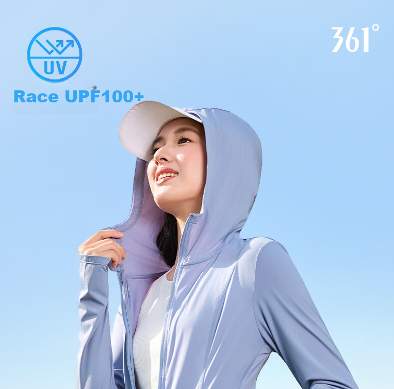 361° Women's Sunscreen Jacket Spring Summer UPF100+ UV Protection Slim Outdoor Sports Coat 662624606-5 1