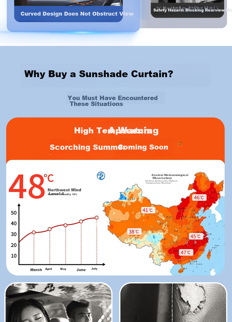 Jiabalan Car Sunshade Shield Heat Insulation Umbrella Curtain Front Windshield Window Sunshade Cover for Parking 4