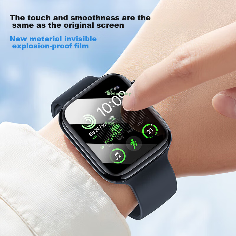 Mohou [2-Pack] Screen Protector for Apple Watch S11/S10, Full Coverage, Automatic Positioning, Anti-Scratch, Anti-Fingerprint, HD Hydrogel Film for Apple Watch 42MM