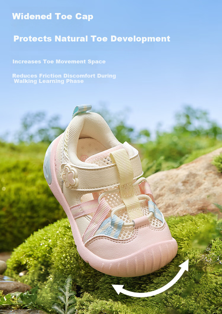 Balabala Kids Functional Shoes Children's Shoes Toddler Shoes Boys Girls Sandals 2026 Summer New Breathable Sports Shoes Cool 7