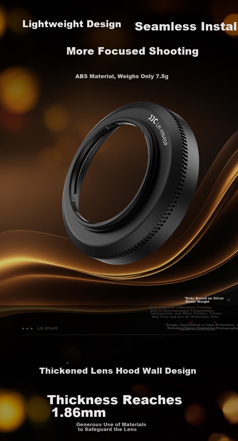 JJC Camera Lens Hood for Nikon Z 16-50mm Lens Replacement for HN-40 Compatible with Z50II Z30 Zfc Z62 Z7II Z9 Accessories (Random New or Old Version) 6
