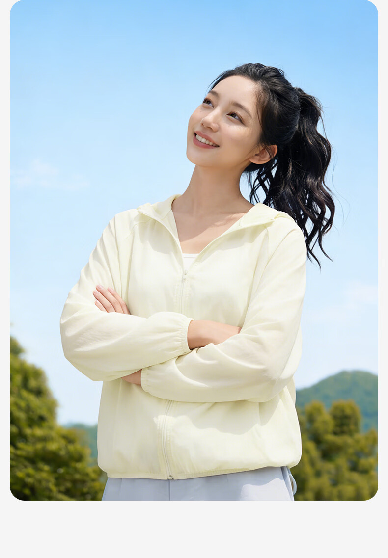 Warrior Women's Summer 2026 New Woven Yarn Sun Protection Jacket Lightweight Breathable Loose UV Protection Coat 11