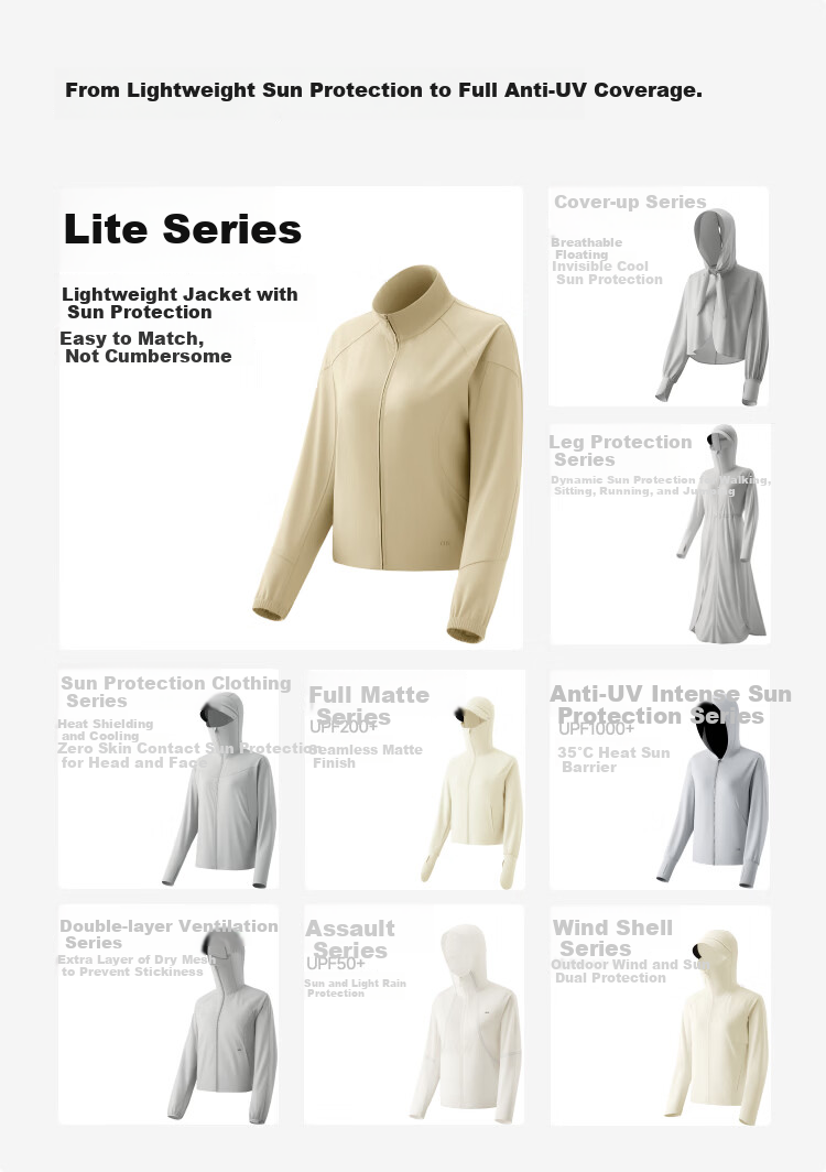 Beneunder Women's Sunscreen Jacket Outdoor Quick-Dry UV Protection UPF50+ ES001 Frost White XL 4