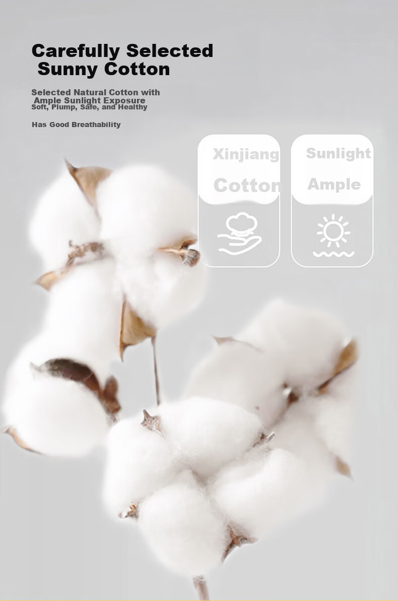 NanJiren Class A 100% Xinjiang Cotton Quilt Spring and Autumn Quilt Double Air Conditioning Quilt Winter Cotton Quilt 6 Jin 200*230cm 7