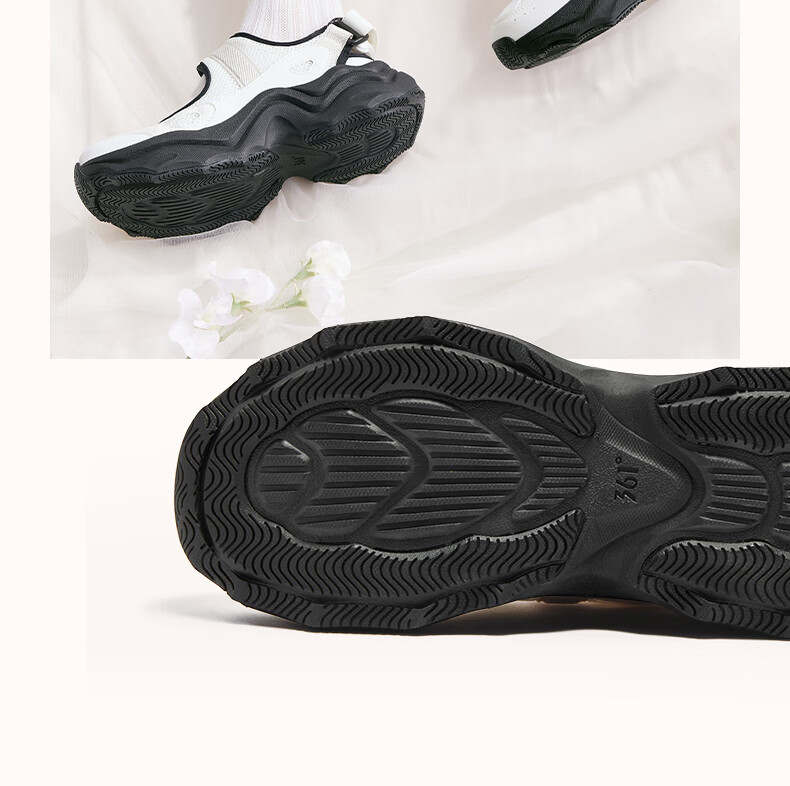 361° Women's Summer Sports Outdoor Dumpling Sandals Casual Shock-Absorbing Soft Sole Water Shoes 682626776-1 14
