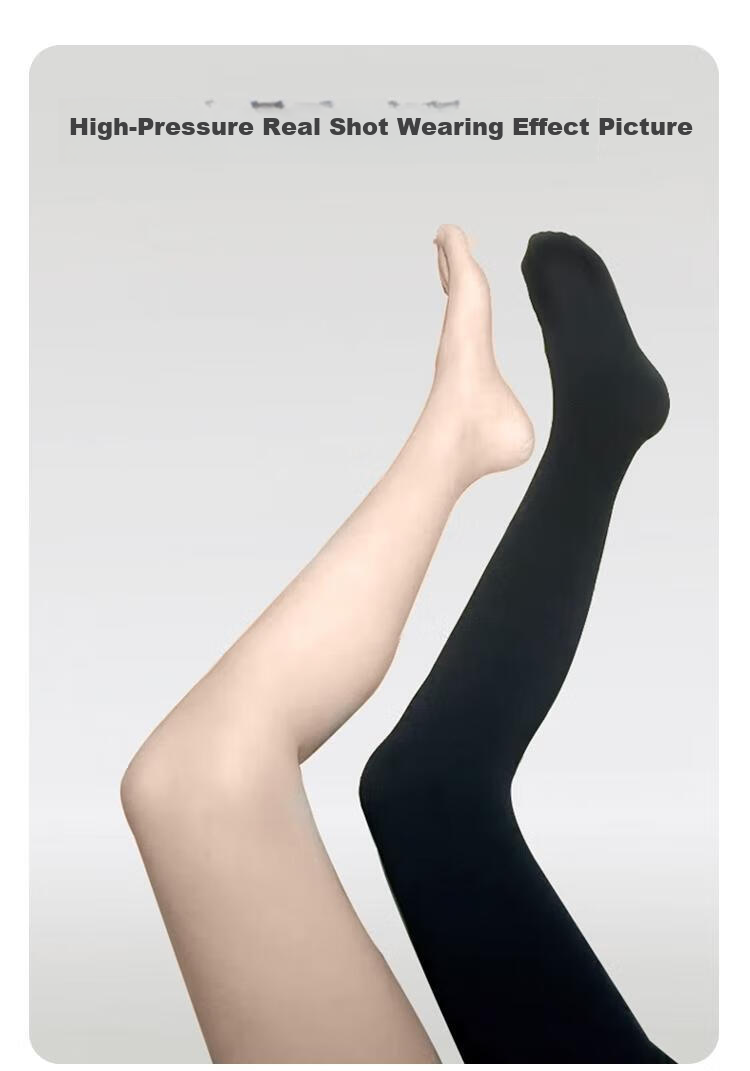 Avandi Pressure Socks 2-Pack Mild Compression Leg Shaping Calf Black Tights Spring 50g 5
