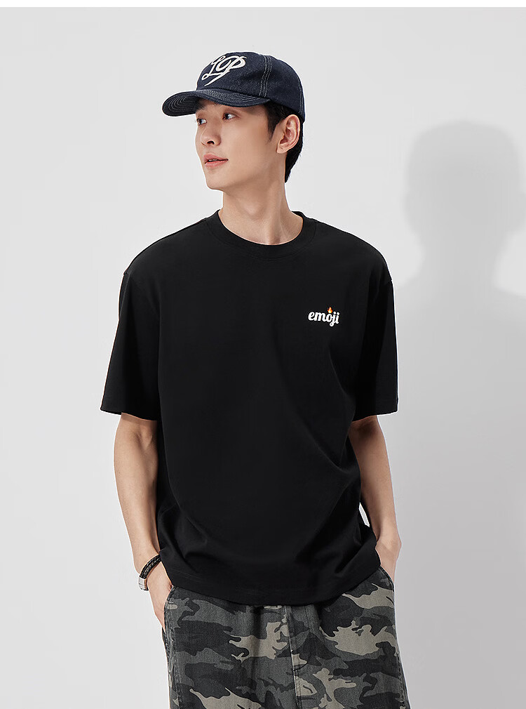 Semir emoji™ Collaboration Series Men's Summer Short Sleeve T-Shirt Pure Cotton Knitwear 2026 Top 109326100226 16