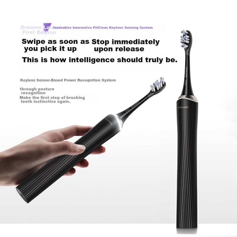 Dreame NB01 Electric Toothbrush Black Technology Pressure-Sensitive Cleaning Celebrity Zhang Xiaowan Edition Spring Festival Gala Gift for Parents Birthday White
