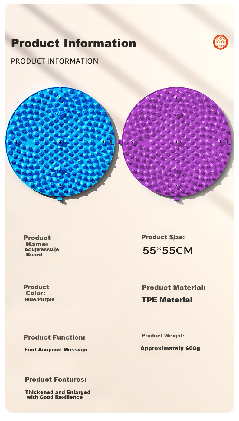 Peak Acupressure Foot Massage Mat Slow Jogging Foot Massage Pad Meridian Unblocking Adult Running-in-Place Massage Foot Mat 2 7