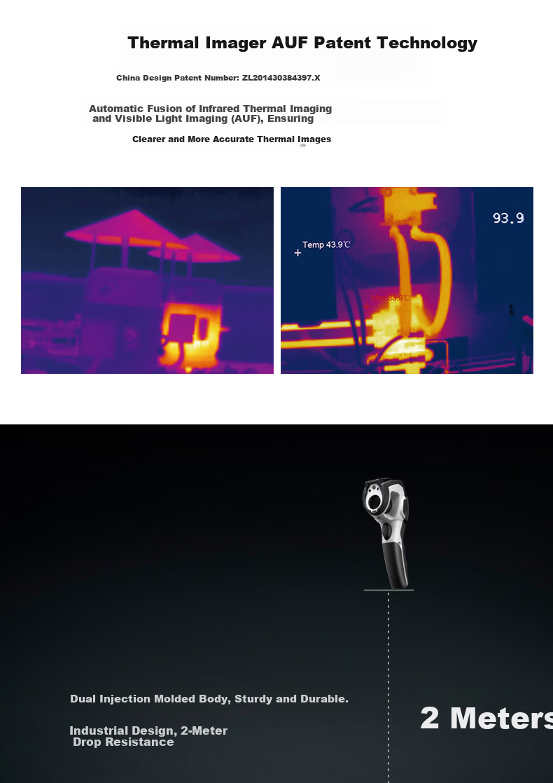 CEM DT-982 High-Definition Infrared Thermal Imager Industrial Thermal Camera Power Line Floor Heating Detection Professional Grade 8