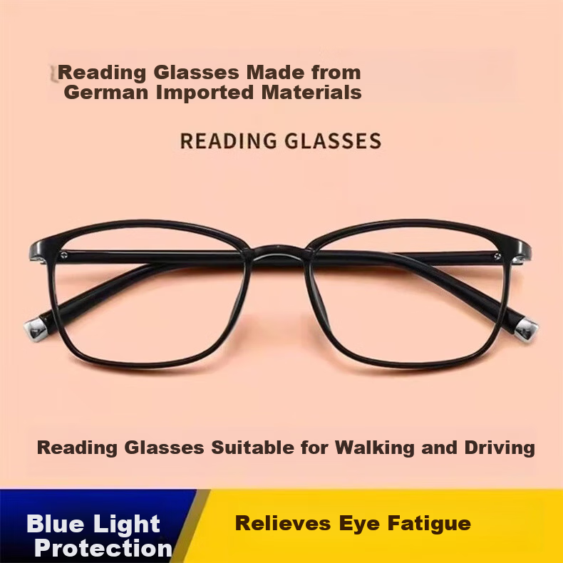 Kaponi Anti-Blue Light Reading Glasses for Men And Women, Bifocal High Definition Presbyopic Glasses for Middle-Aged And Elderly, Ultra-Light Multi-Focus Reading Glasses for Presbyopia 2