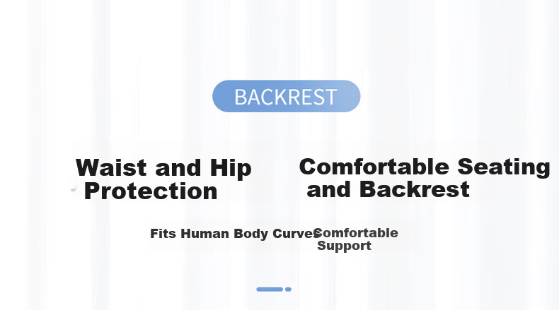 Yuzhaolin Office Lumbar Support Seat Cushion Integrated Backrest Hemorrhoid Relief Chair Cushion Ergonomic Hip Protection Seat Pad 12
