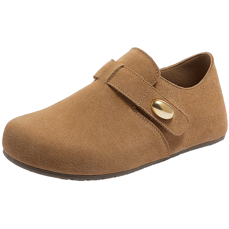 CAMEL Women's Comfortable Magic Tape Open Toe Birkenstock Sandals L26S700194 Camel Size 37