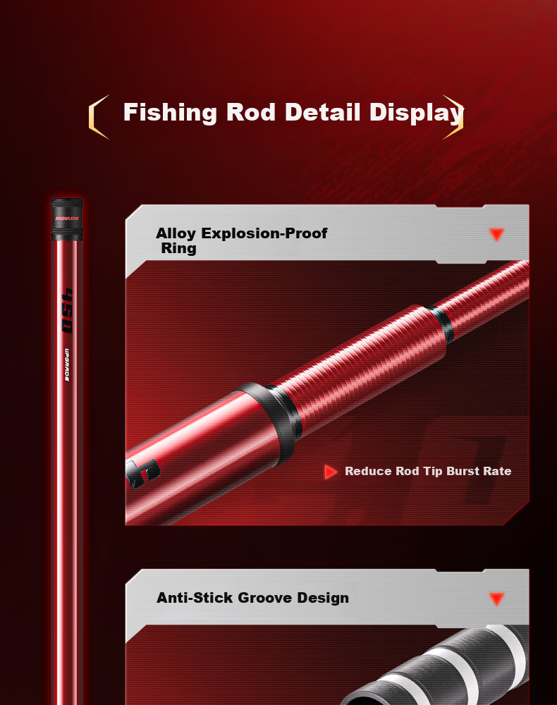 JIADIAONI Black Pit Rod Specialized Fishing Rod Hand Rod Ultra Light Hard 19-Tone Tilapia Rod Fly Fishing Competition Fishing Rod 8H 3m 11