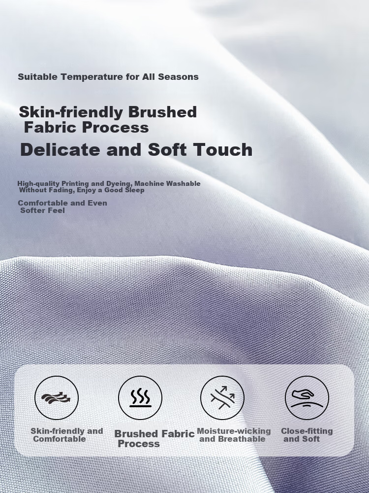 CROWN Pillowcase 48x74cm Pair Cotton Pillow Cover Unisex Oil and Sweat Resistant Pillowcase Single Pillow Core Cover 3