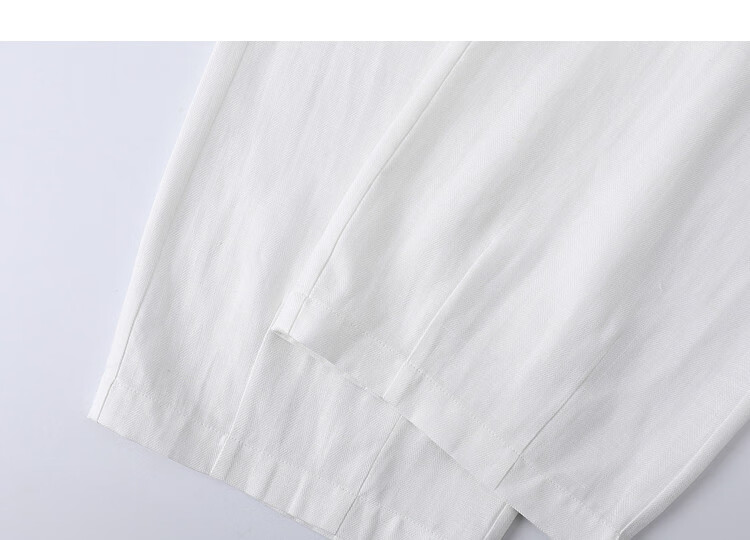 Demana [with Linen Lyocell] Summer Cropped Carrot Pants Intellectual Style Pleated Waist Slimming Casual Pants for Women Premium Feel 17