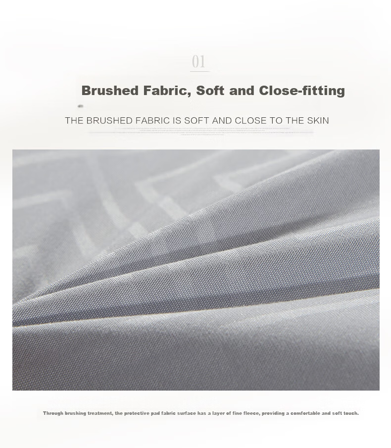Fuanna Mattress Protector Non-Slip Thickened Washable Mattress Pad Single Tatami Mat 120x200cm 4