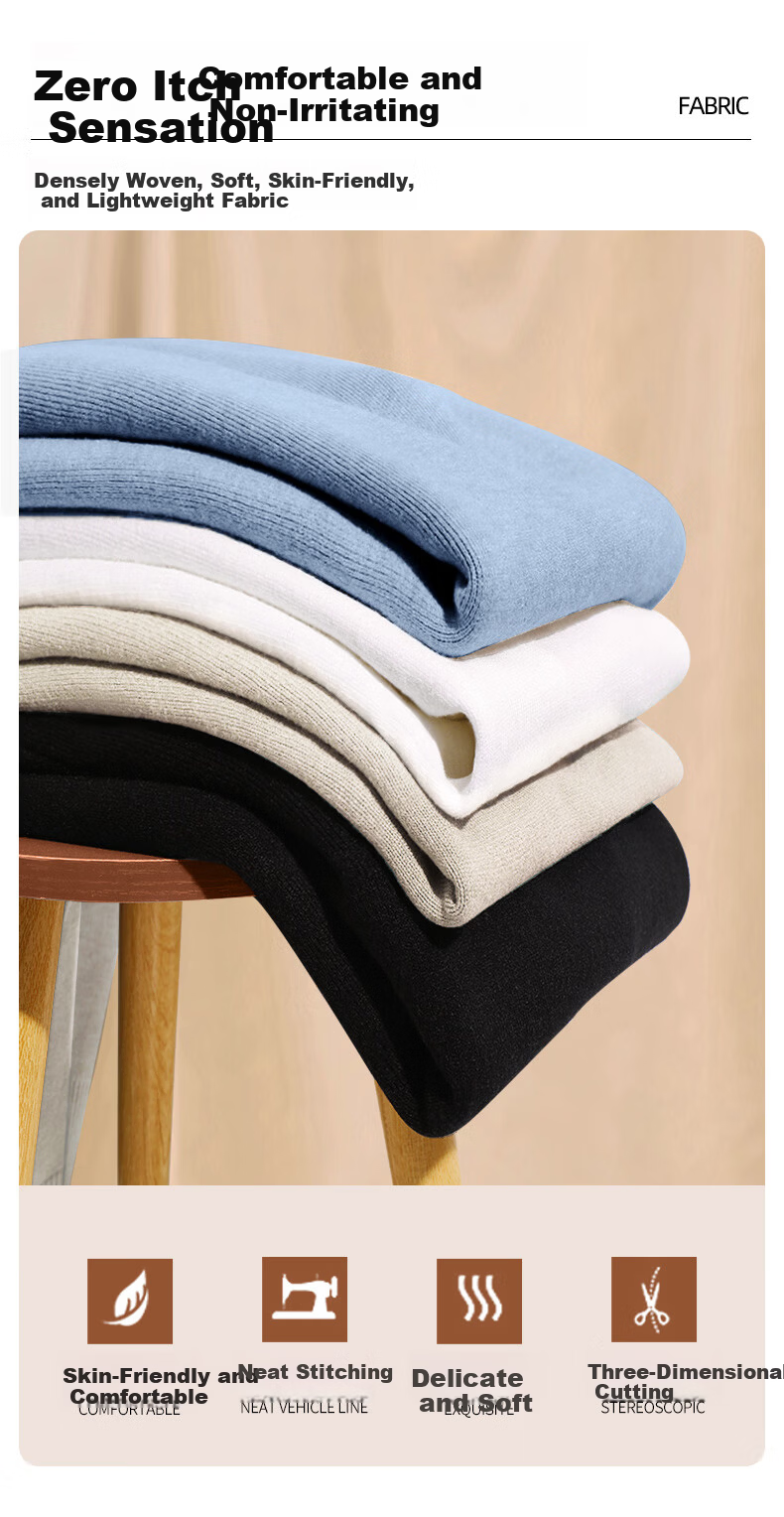 Baleno Unisex Heavyweight Autumn Winter Knitted Casual Base Layer Youth Trendy Warm Crew Neck Couple Sweater 4