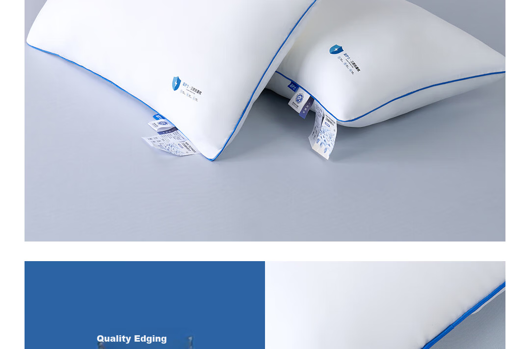 7A Grade Antibacterial and Anti-Mite A-Class Skin-Friendly White Pillow Core Oil-Proof Waterproof Stain-Resistant Adult Men's Pillow 34