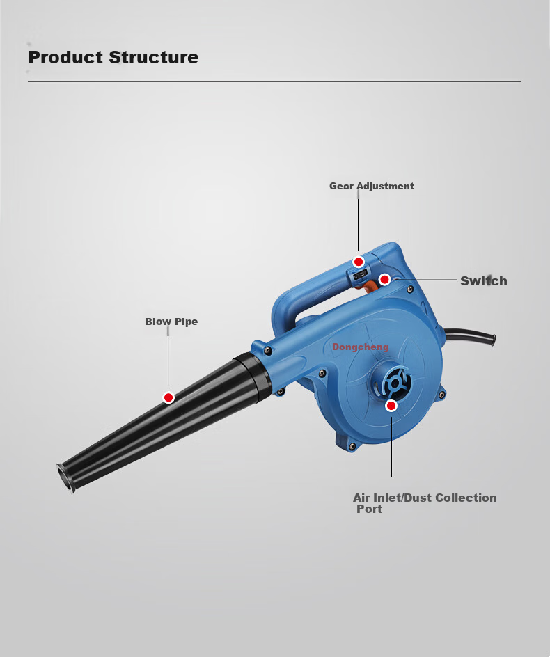 Dongcheng Blower, High-Power Q1F-FF Fan, Storm Blower, Industrial Blower, Leaf Blower 14