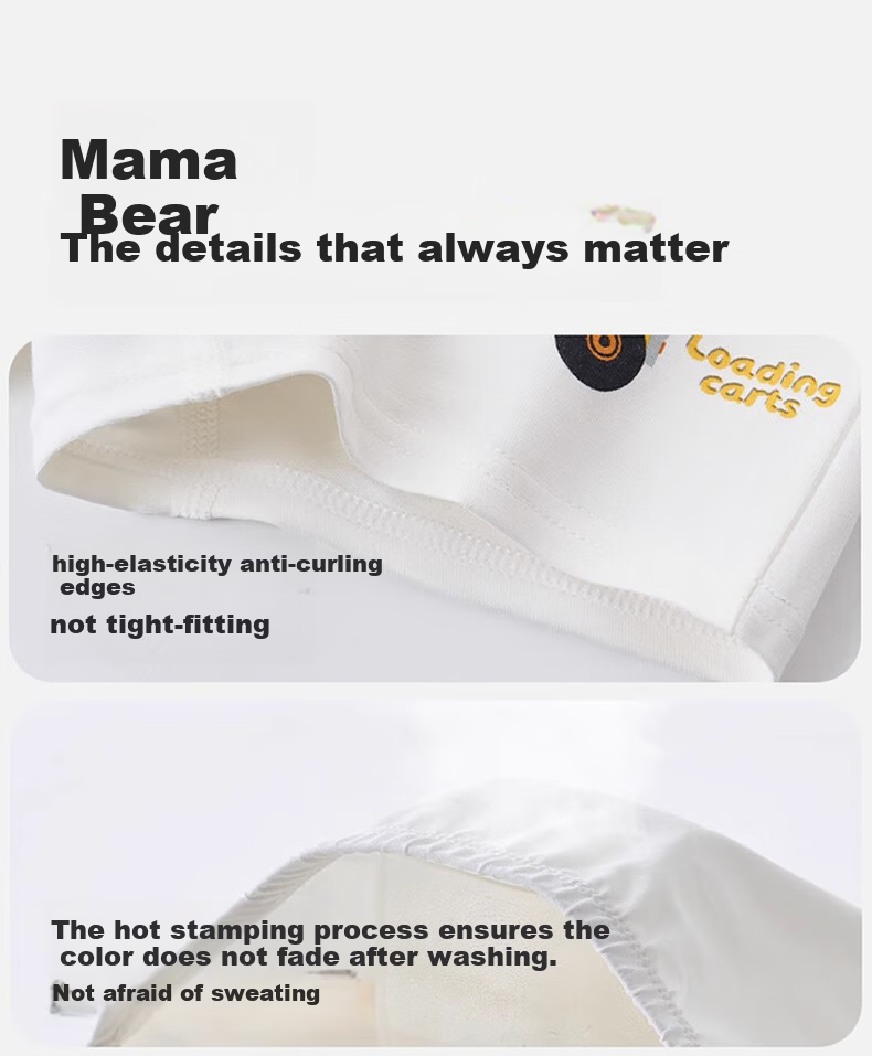 Mianqixiong Boys' Cotton Underwear A-Class 2025 New Style Boys' Mid to Large Size Boxer Briefs 4-Pack - G020-XXXXL 13