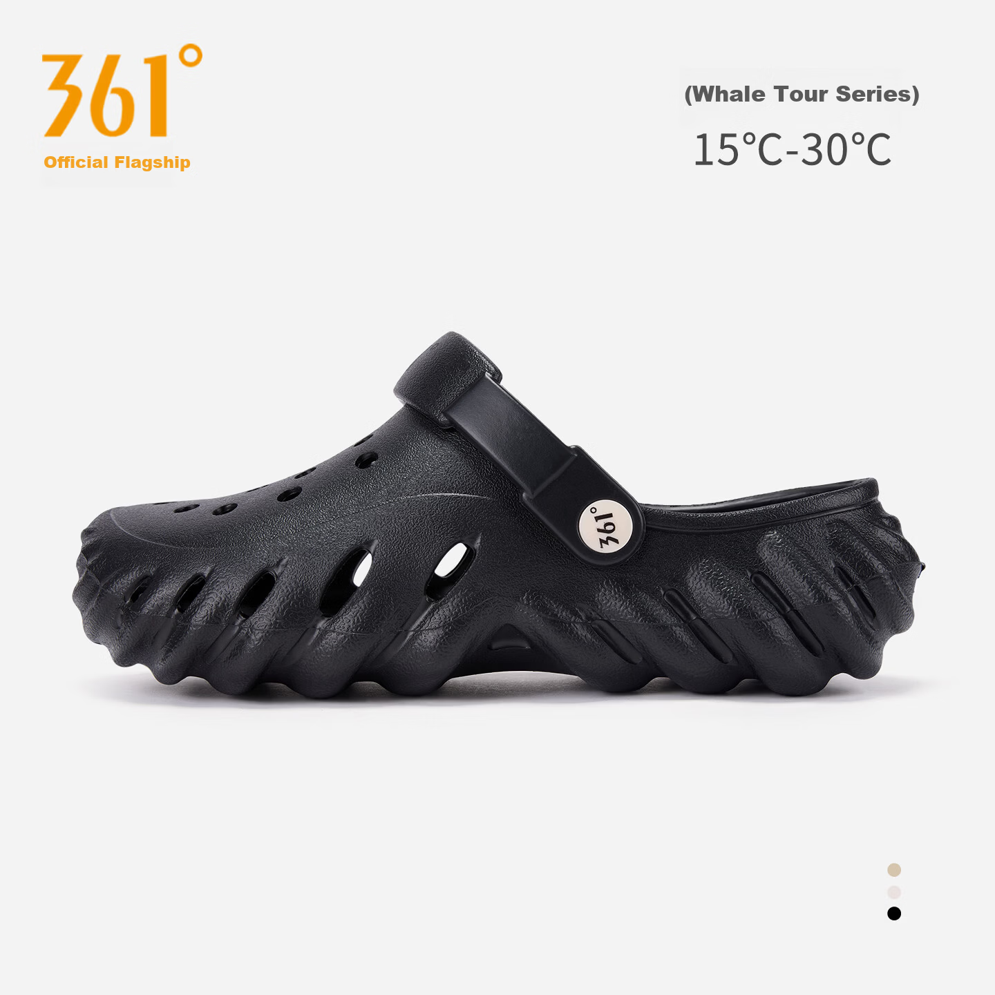361° Whale Thick-Soled Clog Men's 2026 New Summer Quick-Dry Creek Shoes Non-Slip Slippers Men's Beach Shoes