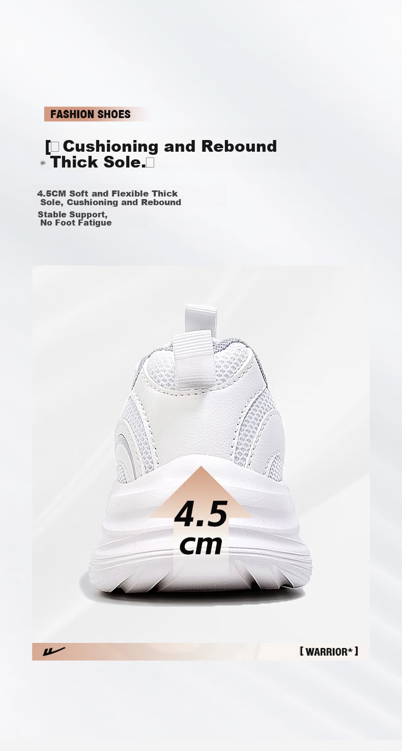 Huili Official Women's Shoes, Summer Breathable Mesh Sneakers, White Women's Shoes, Running Shoes for Women, All Black, Size 42 8
