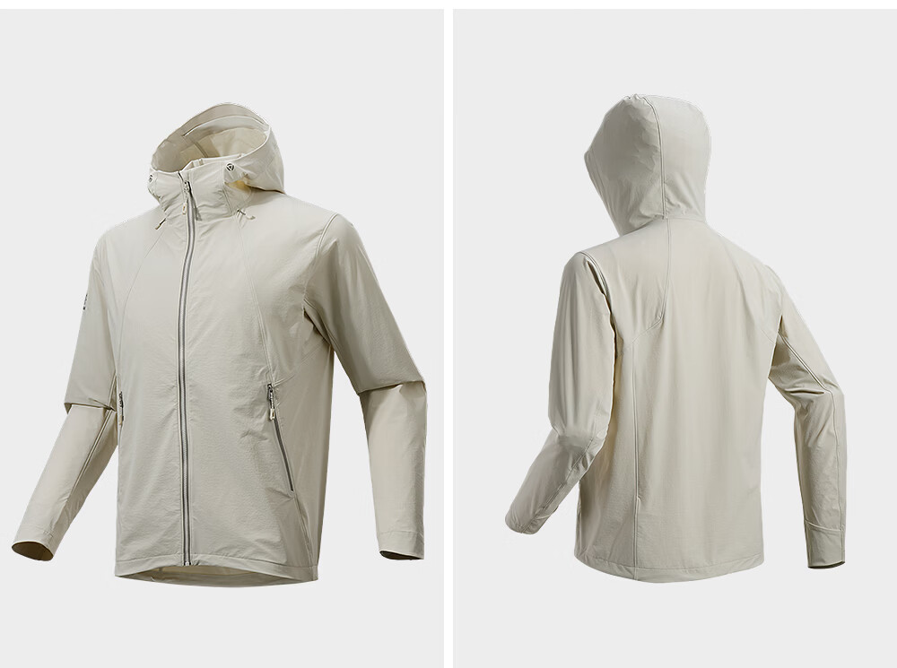 KAILAS Men's Hooded Jacket Water-Repellent Breathable Sun-Protective Outdoor Sports Hiking Quick-Dry Softshell Shirt 5