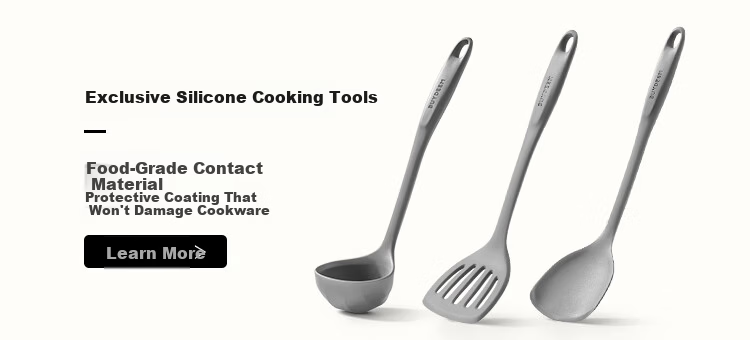 Buydeem Non-Stick Frying Pan Grill Skillet Induction Gas Stove Cooking Pan 26cm Light Yellow 9