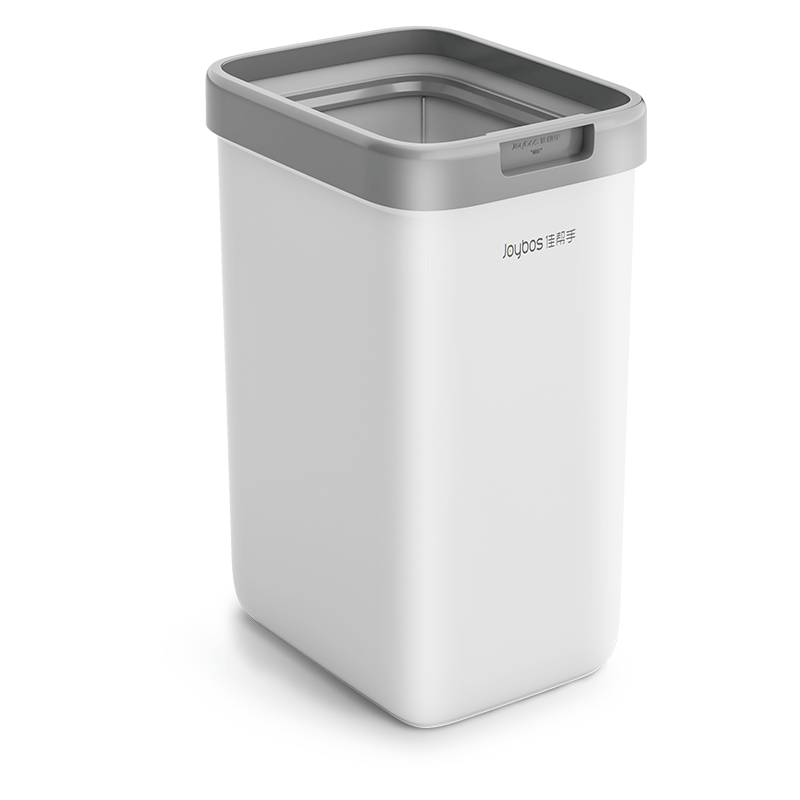 Jiabangshou 13.4L Large Lidless Trash Can for Office Dormitory Home Living Room Kitchen Bathroom with Press Ring Mesh Wastebasket