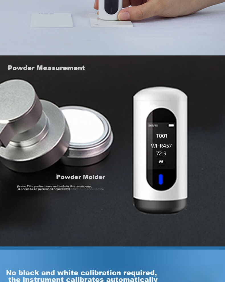 Caipu Whiteness Meter WSB-1 Portable High-Precision Whiteness Tester for Paper Hotel Linen Ceramics R457 Blue Light Whiteness 4