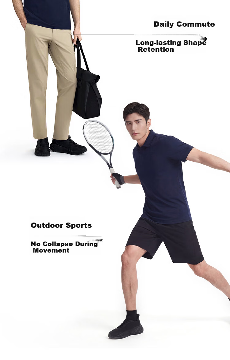 JD Jingzao Sports Quick-Dry Polo Shirt New Summer Sun Protection Outdoor Running Fitness Casual Short Sleeve Men Dark Blue XL 15