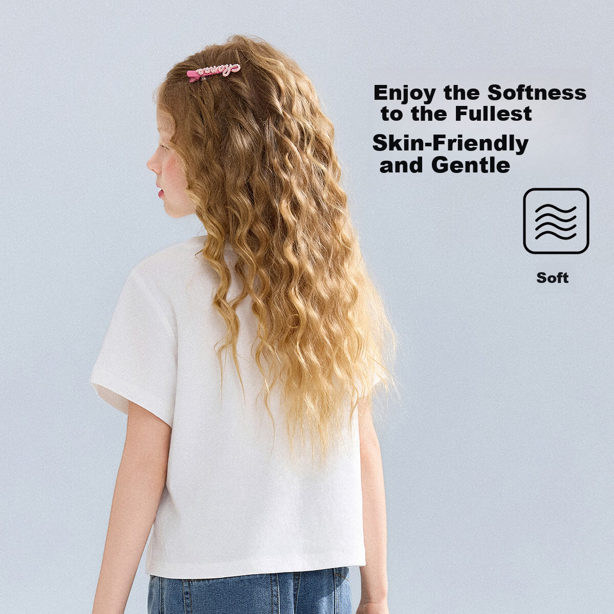 ASK JUNIOR Kids Short Sleeve T-Shirt 26 Summer Girls Side Ruffle Design Youth Half Sleeve Tee White 4