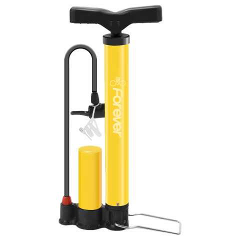 FOREVER Bicycle Pump, Home High-Pressure Inflator for Motorcycles, Electric Bikes, Cars, Basketball, Universal Air Hose, Portable