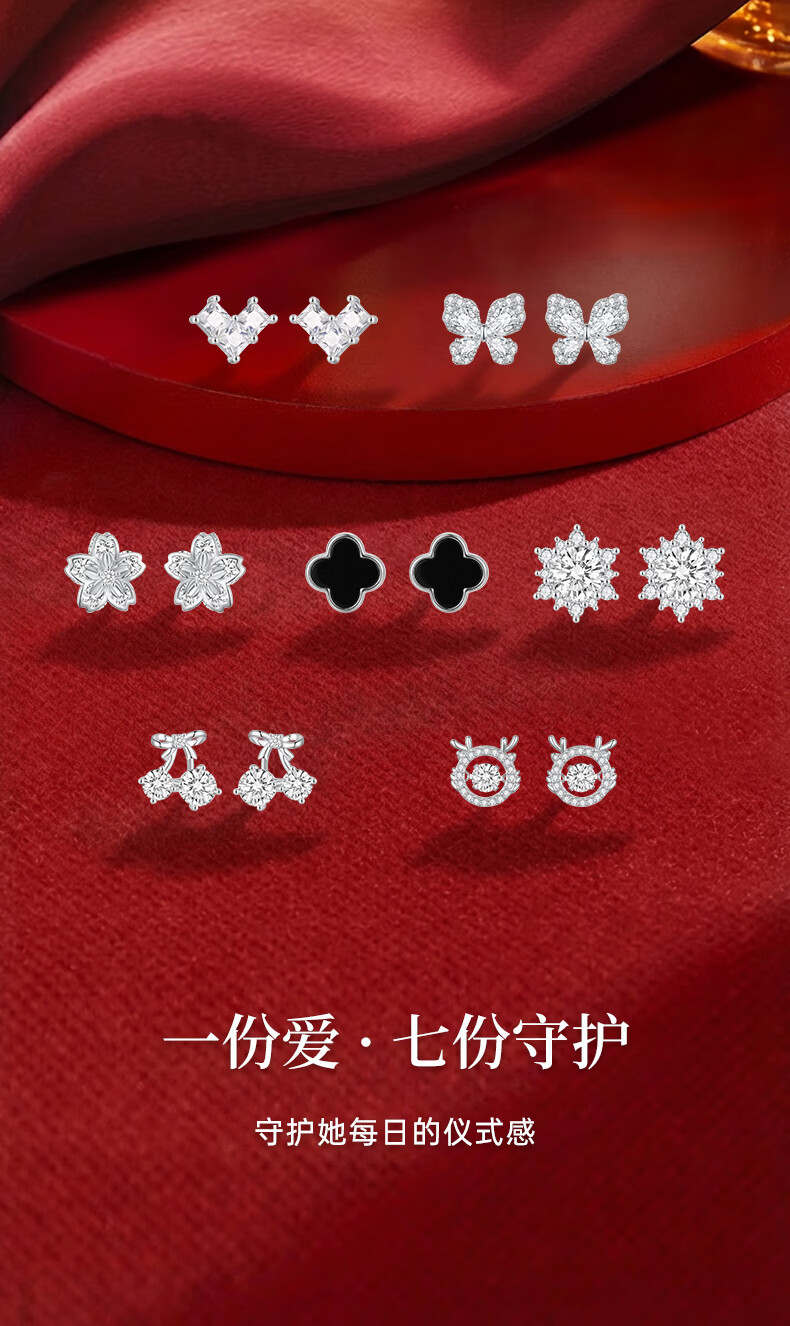 Burberry Luxury Weekly Stud Earrings for Women 2026 New Niche High-End Birthday Gift for Girlfriend Wife 6