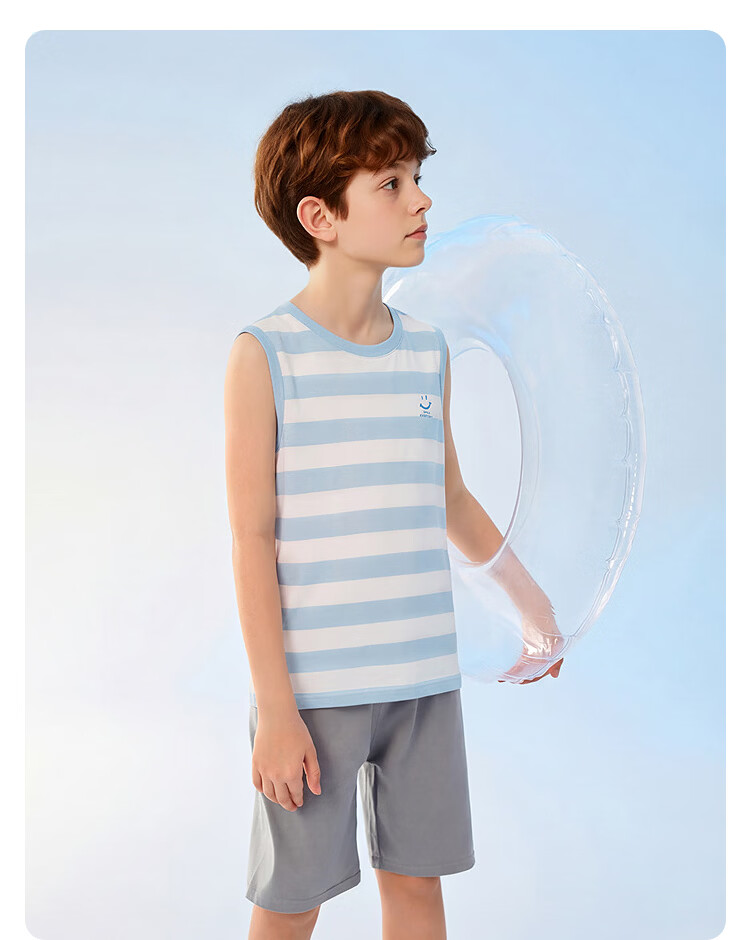 Balabala [balaOne] Children's Vest Unisex Baby Sleeveless Innerwear Top for Kids 23