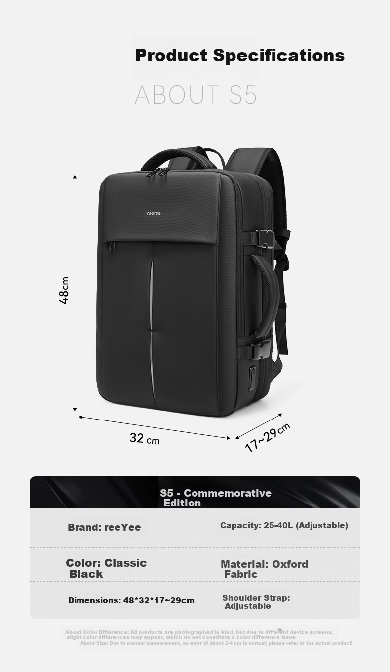 REEYEE Men's Multifunctional Large Capacity Travel Backpack 11