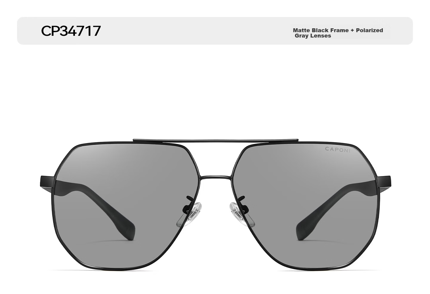 CAPONI Carbon Fiber Polarized Sunglasses for Men, Photochromic UV Protection Driving Day and Night Use 36