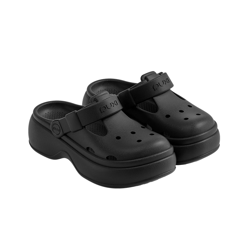 Puxi Soft Sole Hollow Light-Reflective EVA Summer 2026 Women's Sandals Outdoor Beach Closed-Toe Slippers