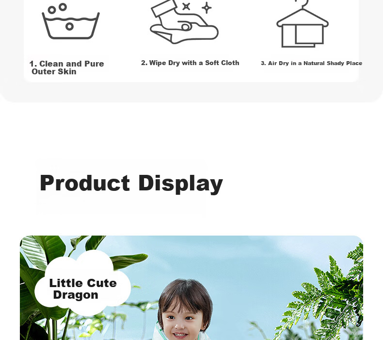 Betis Kids Raincoat Boys Girls Waterproof Rainwear Kindergarten Primary School Student Rain Poncho 32