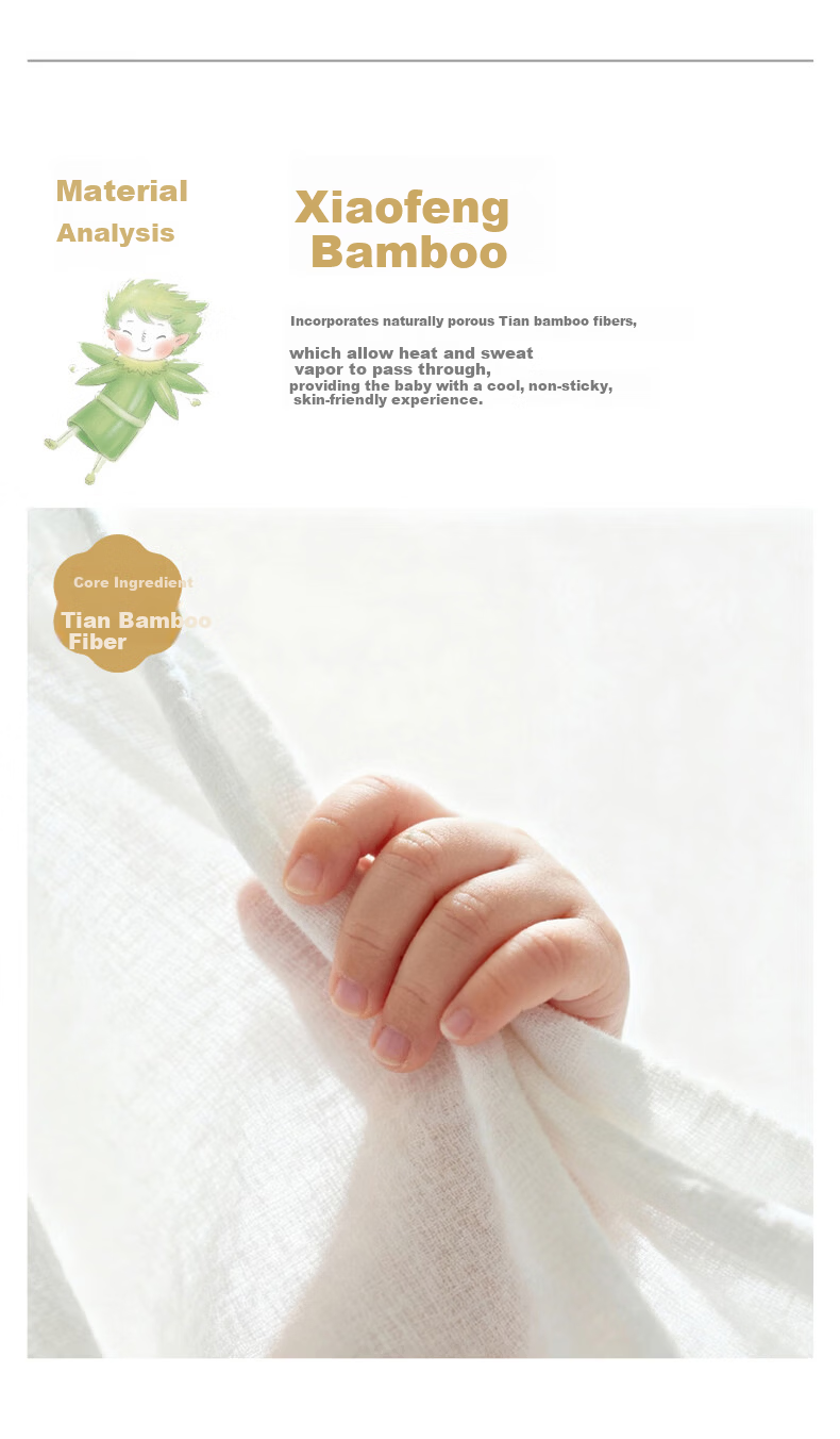 YEEHOO Baby Swaddle Sleeping Bag Double-Layer Soft Antibacterial Large Newborn Blanket Koala 90*90CM 4