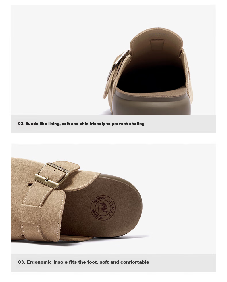 CAMEL Soft Bag 2nd Generation Full Coverage Birkenstock Comfortable Deep Mouth Shoes L25W700108 Apricot (Full Coverage Fleece Lining) Size 37 48