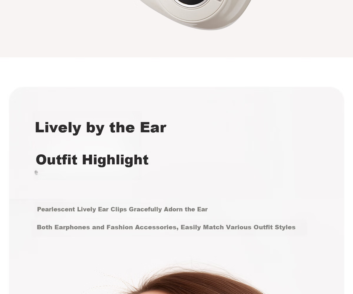 EDIFIER Clip-On Ear Clip Bluetooth Sports Earphones Fast Charging Long Battery Life Compatible with Apple Huawei Xiaomi OPPO Phones Festival Secret Night Blue 8