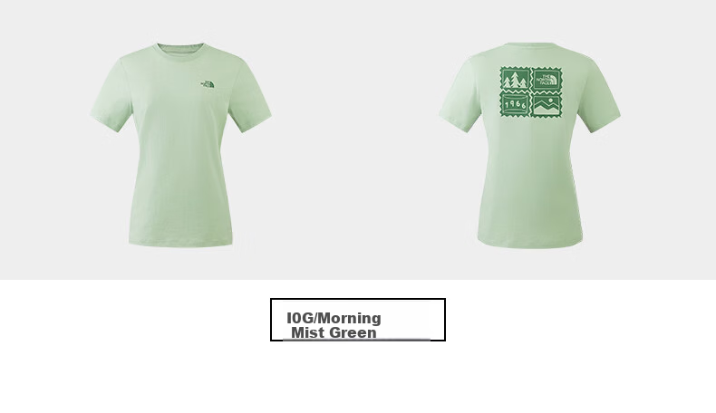 The North Face Women's Short Sleeve T-Shirt Crew Neck Printed Outdoor Casual Breathable 8JSN Black/JK3 L 5