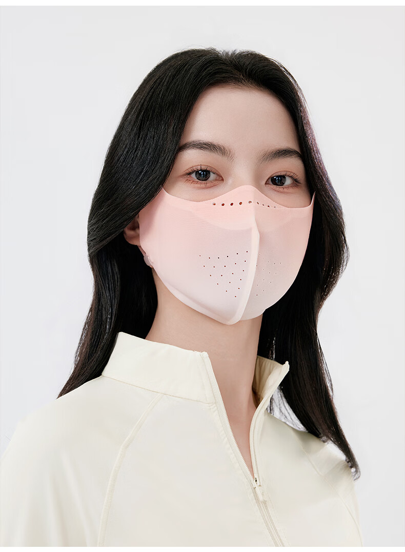 ZIY Seamless Sun Protection Mask for Women UV Protection 2026 New Driving Fishbone Gradient Face Bikini Sun Shield Mask 13