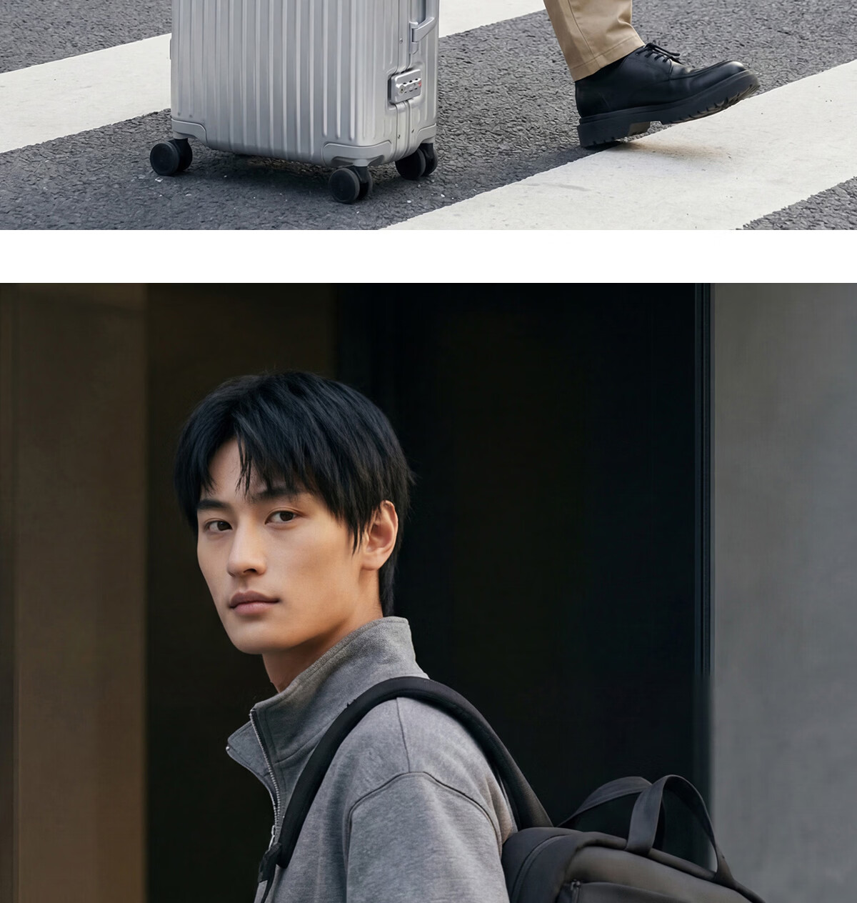 JINSHIWQ Laptop Backpack Men's Business Commuter 16-inch Notebook Bag Women's Large Capacity Travel Backpack 16
